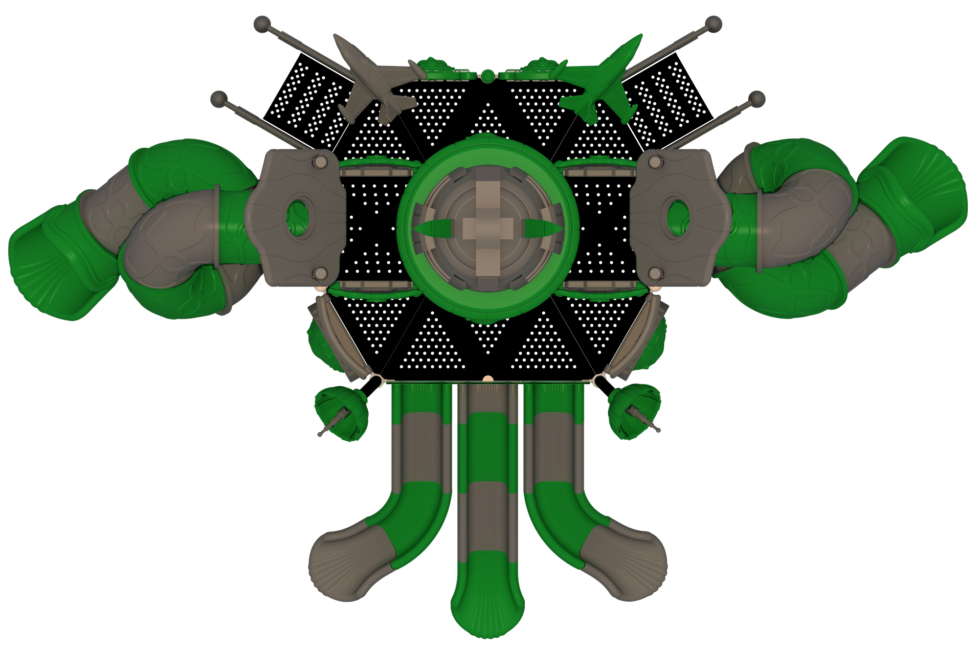 Robot Temalı Oyun Grubu E-500 PRK-502 | Temalı Metal Oyun Grupları | Erse Kent Mobilyaları